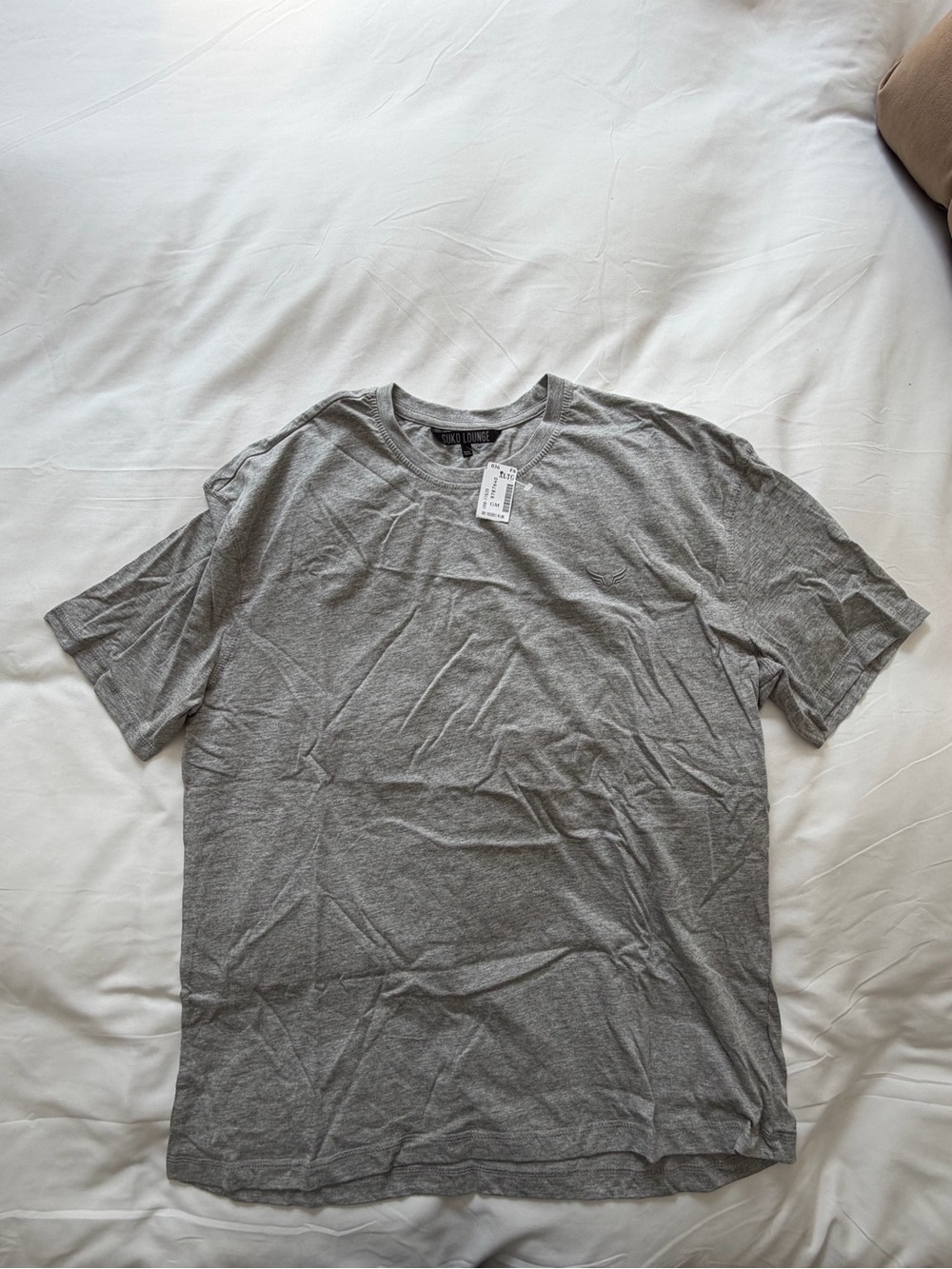 Men’s Classic Crew Neck Short-Sleeve T-Shirt - Gray - XL